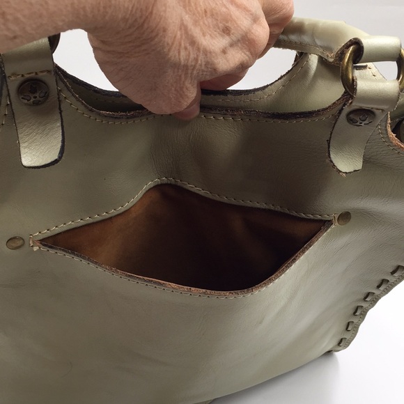 Patricia Nash Laser Cut Chiara Blush Satchel - Picture 12 of 16